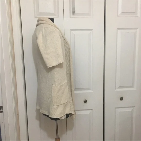 Sparrow knit short sleeve cardigan